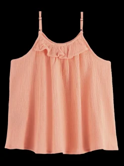 Organic Crinkle Cotton Tank Top