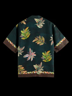 Placed Printed Tencel Shirt