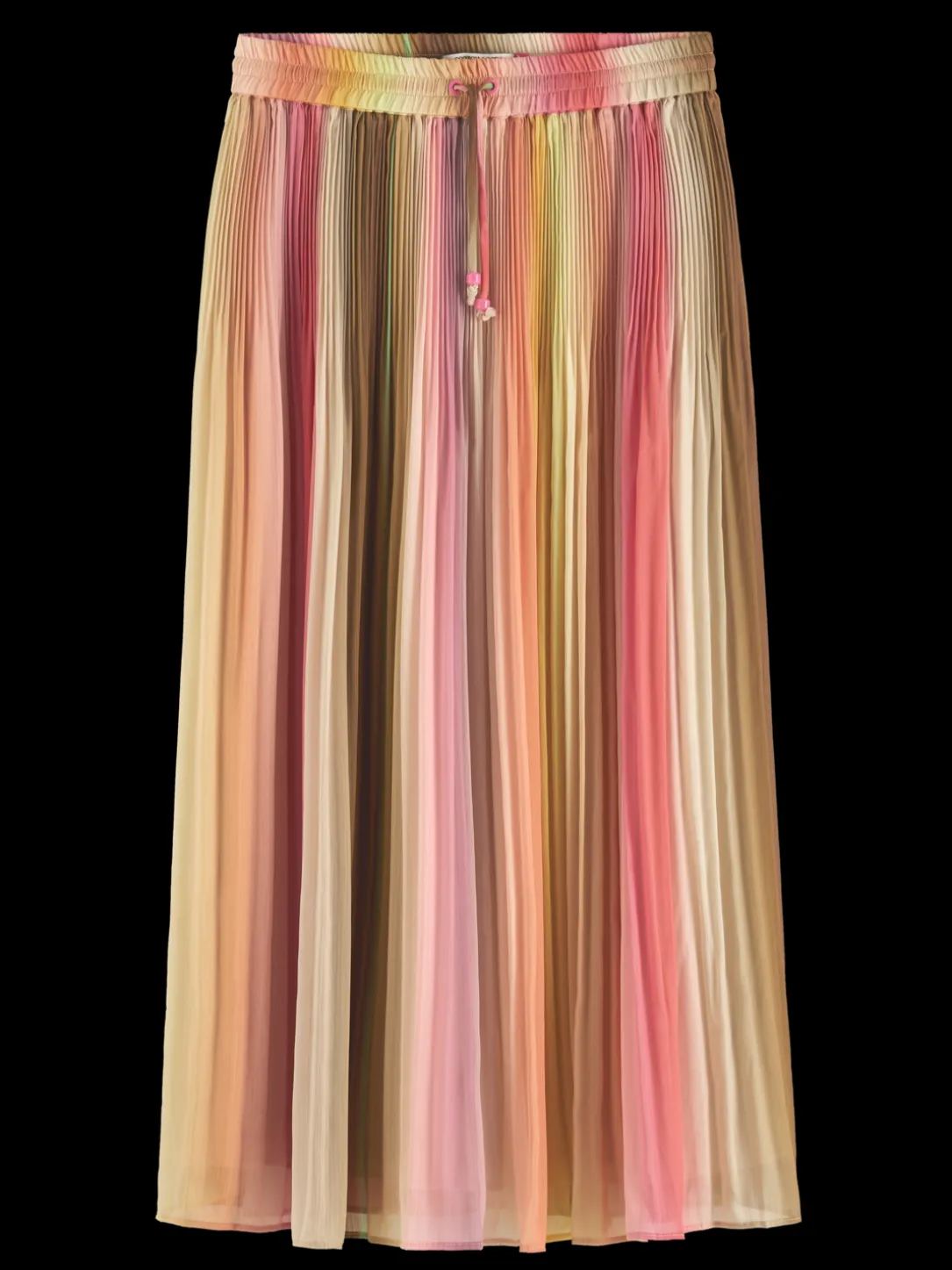 Pleated Midi Skirt