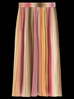 Pleated Midi Skirt