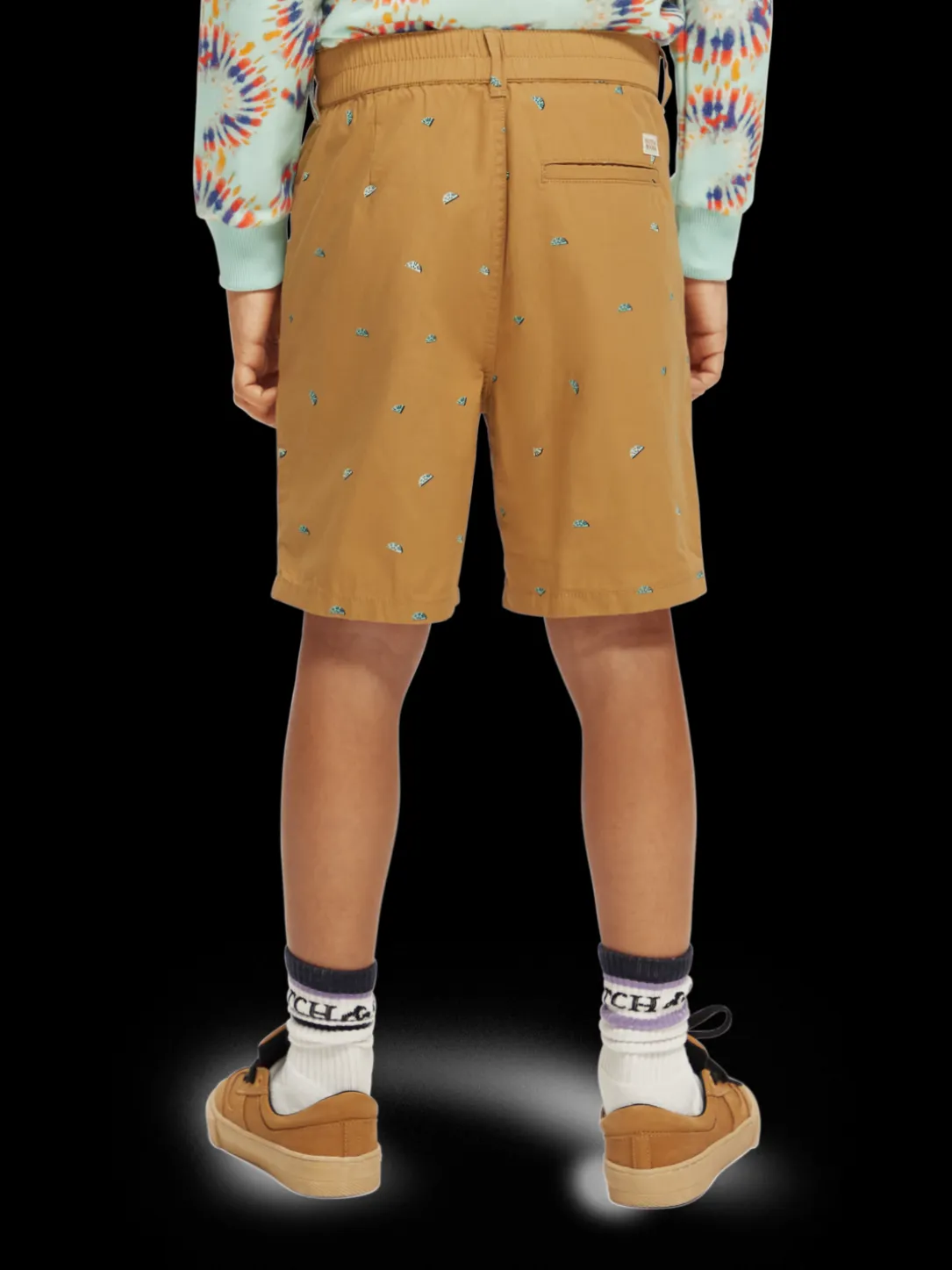 Printed Chino Shorts
