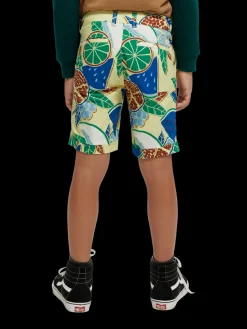 Printed Chino Shorts