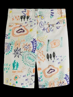 Printed Chino Shorts
