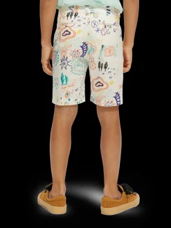 Printed Chino Shorts