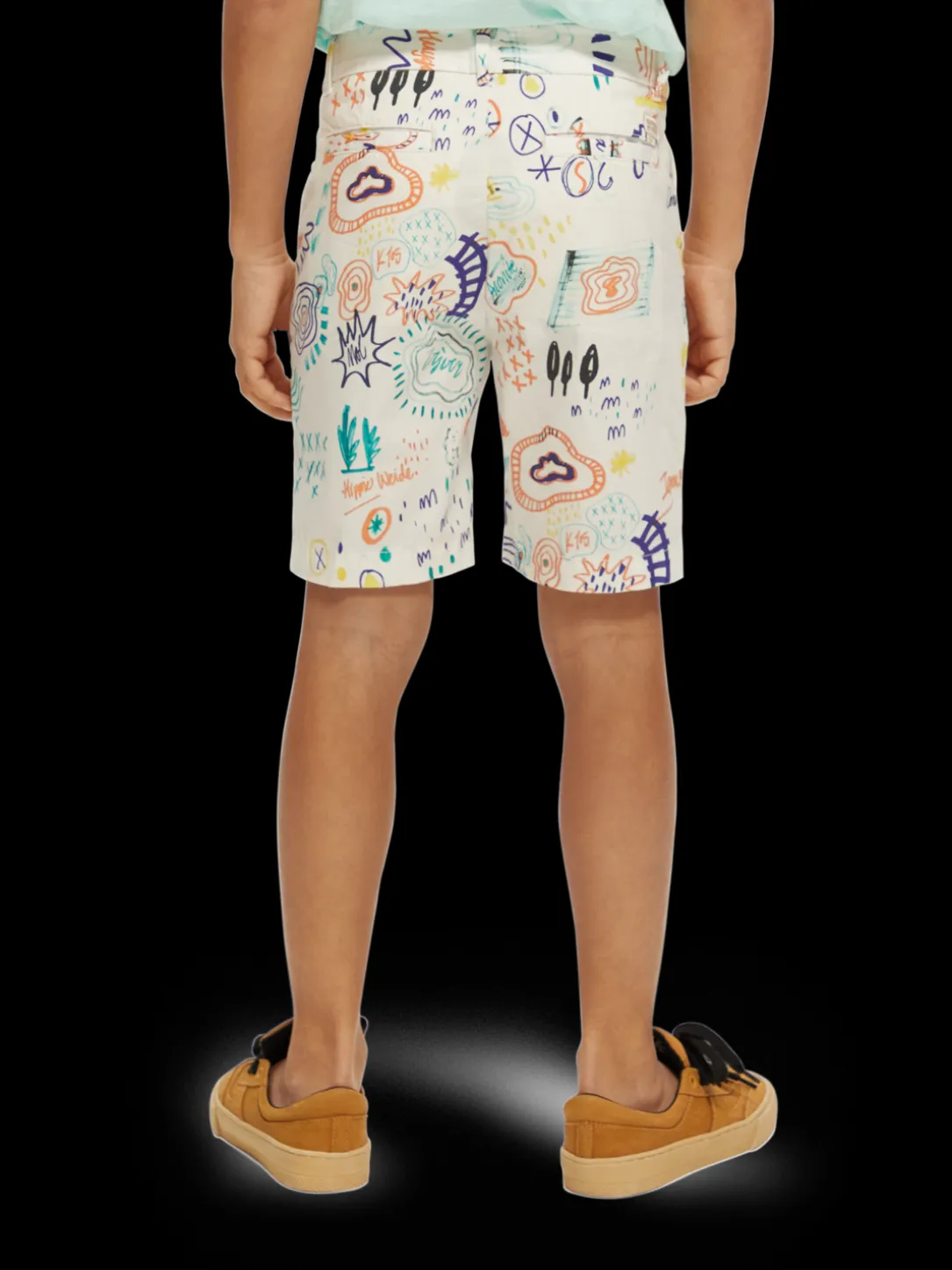 Printed Chino Shorts