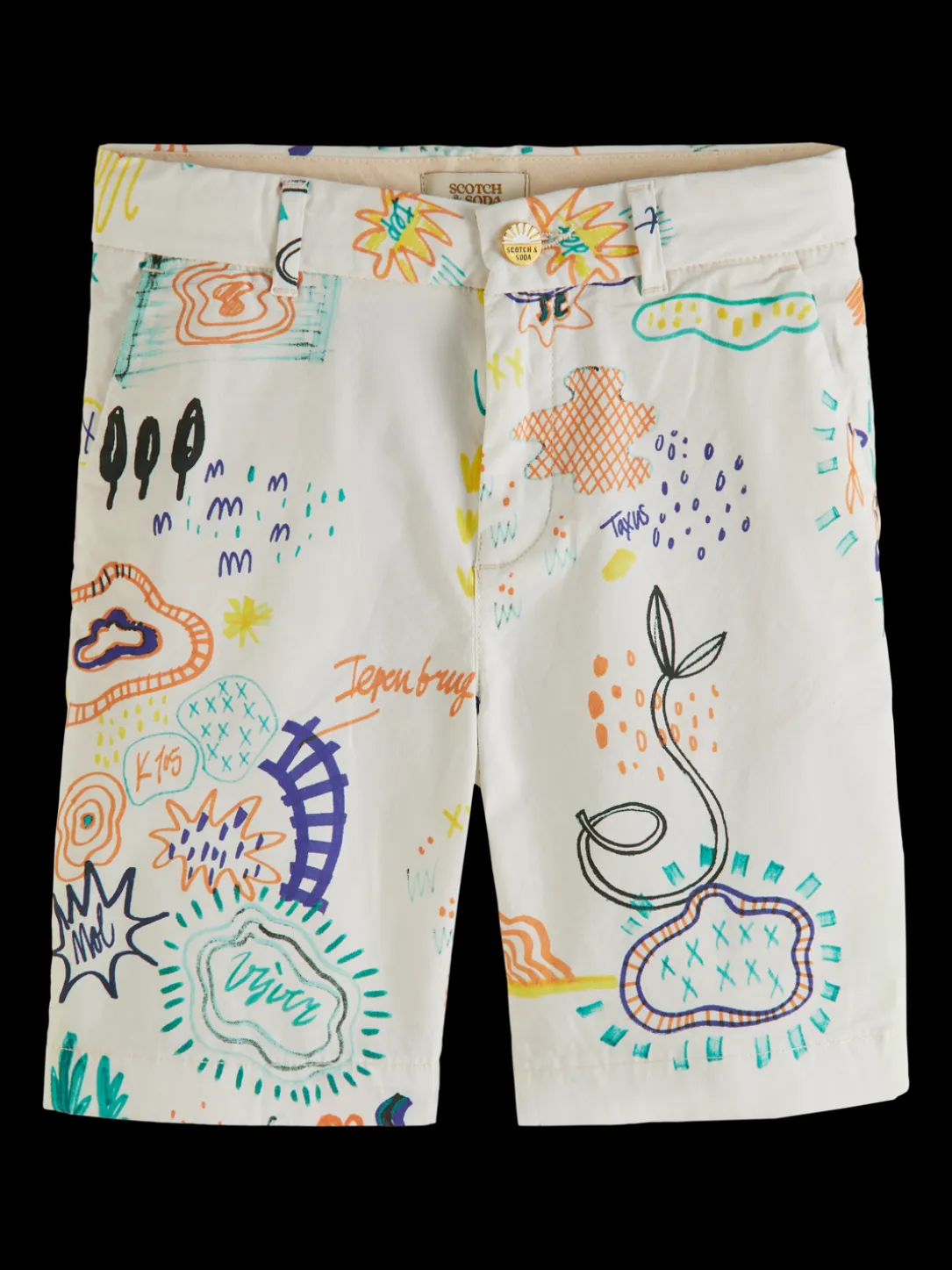 Printed Chino Shorts