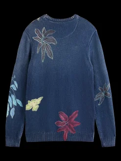 Printed Crewneck Pullover