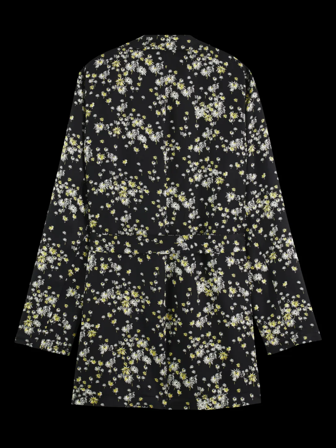 Printed Draped Blazer