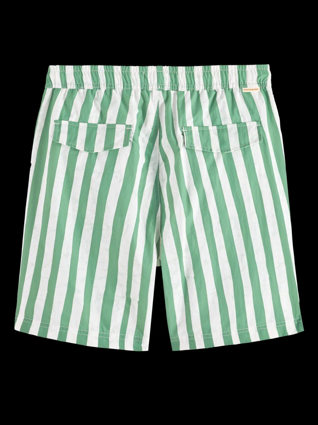 Printed Mid-Length Swim Shorts