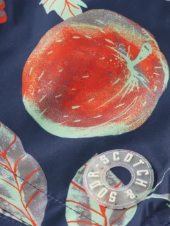 Printed Mini-Length Swim Shorts