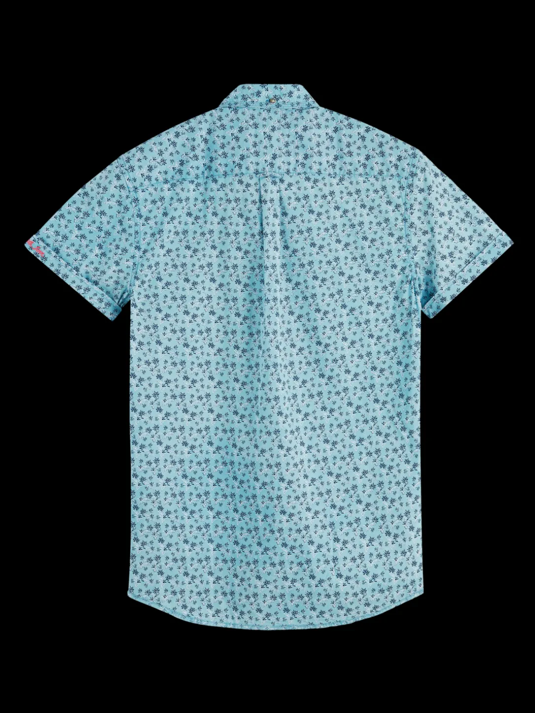 Printed Poplin Short Sleeved Shirt