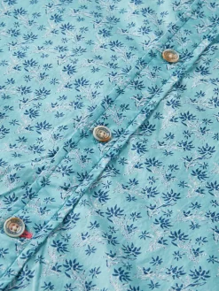 Printed Poplin Short Sleeved Shirt
