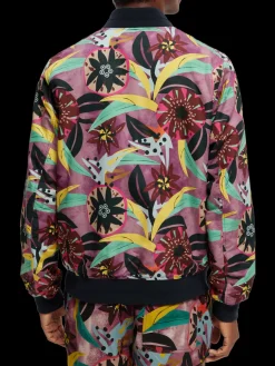 Printed Reversible Bomber Jacket