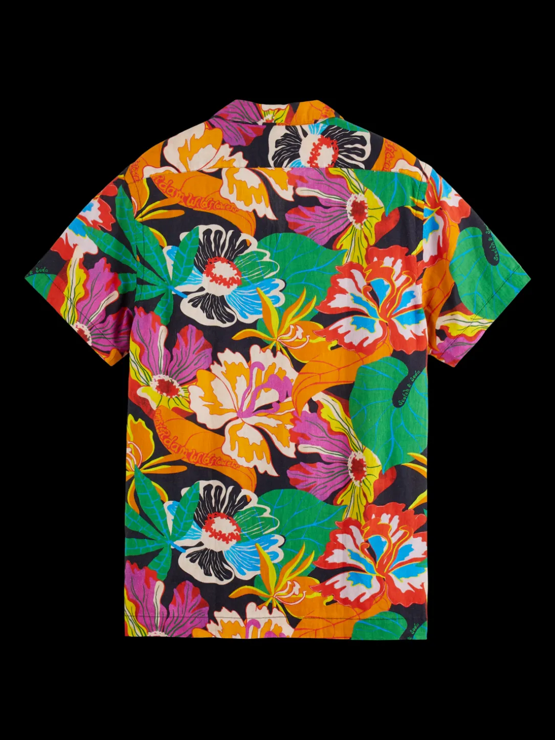 Printed Short-Sleeved Camp Shirt