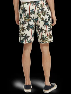 Printed Terry Bermuda Shorts