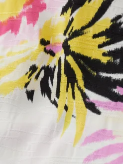 Printed V-Neck Maxi Dress