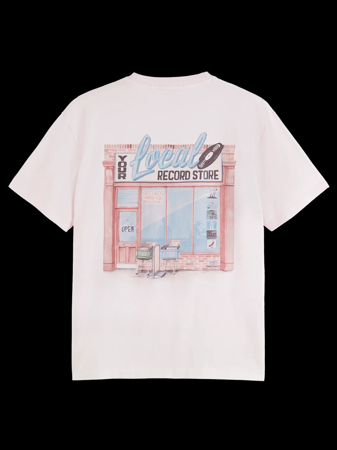 Record Store Artwork T-Shirt