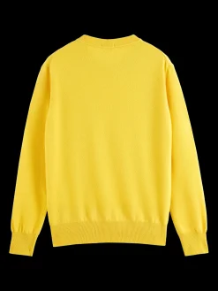Recycled Wool- Cashmere Blend Crewneck Pullover