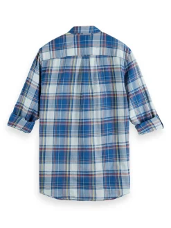 Regular Fit Checked Seersucker Shirt