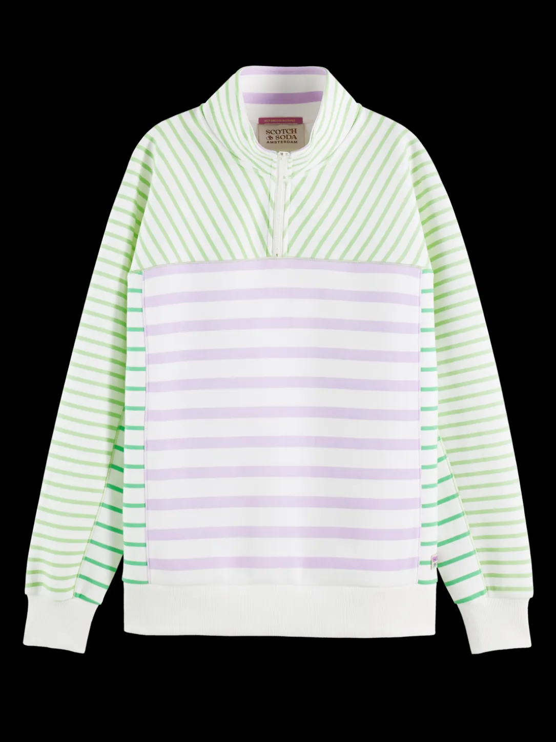 Relaxed Fit Half-Zip Sweatshirt