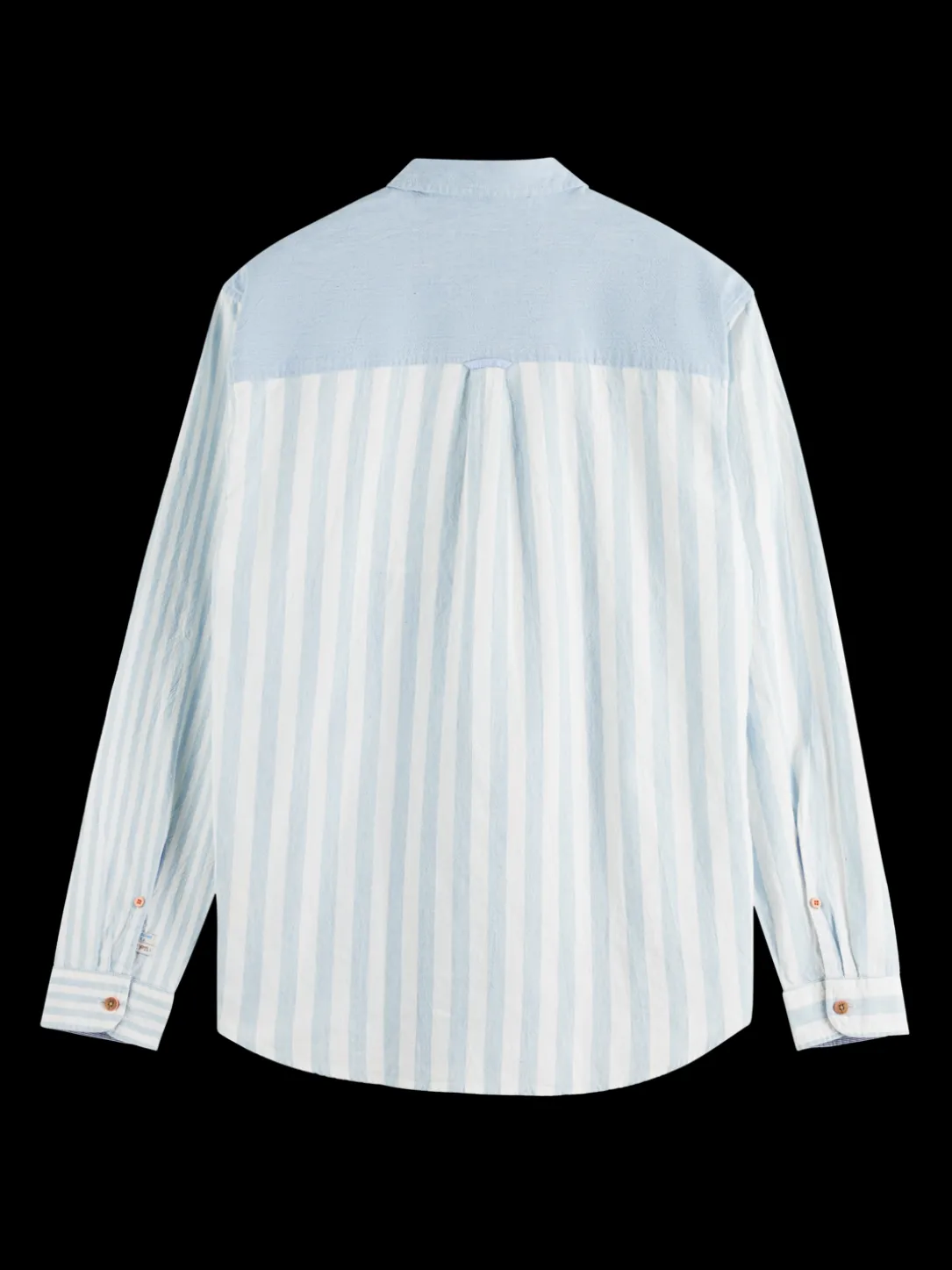 Relaxed Fit Lightweight Mixed Chambray Shirt