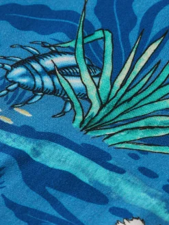 Relaxed Fit Printed Camp Shirt