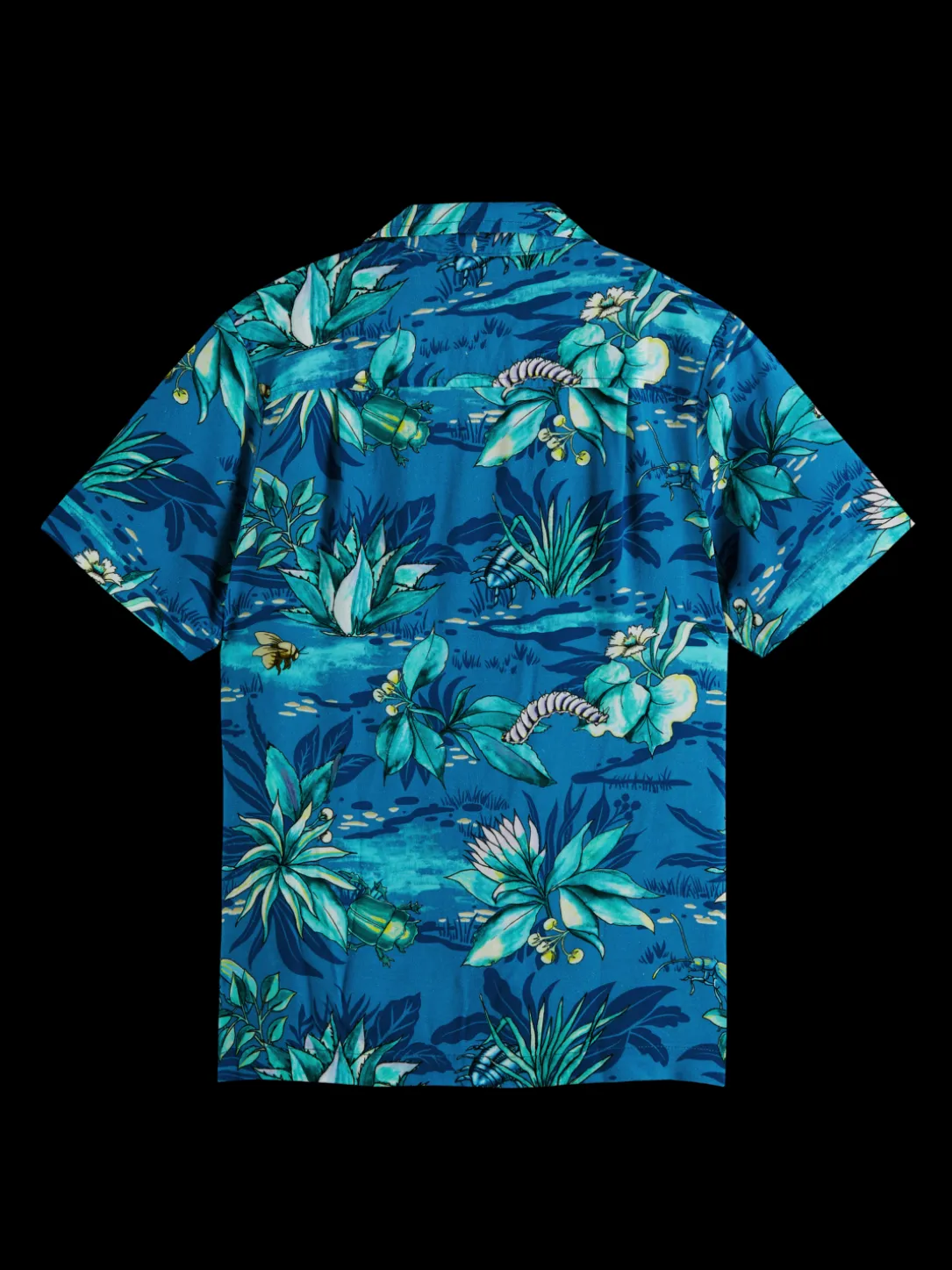 Relaxed Fit Printed Camp Shirt