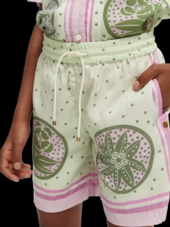 Relaxed Fit Printed Shorts