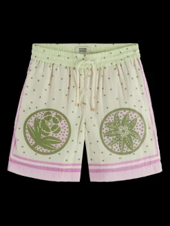 Relaxed Fit Printed Shorts