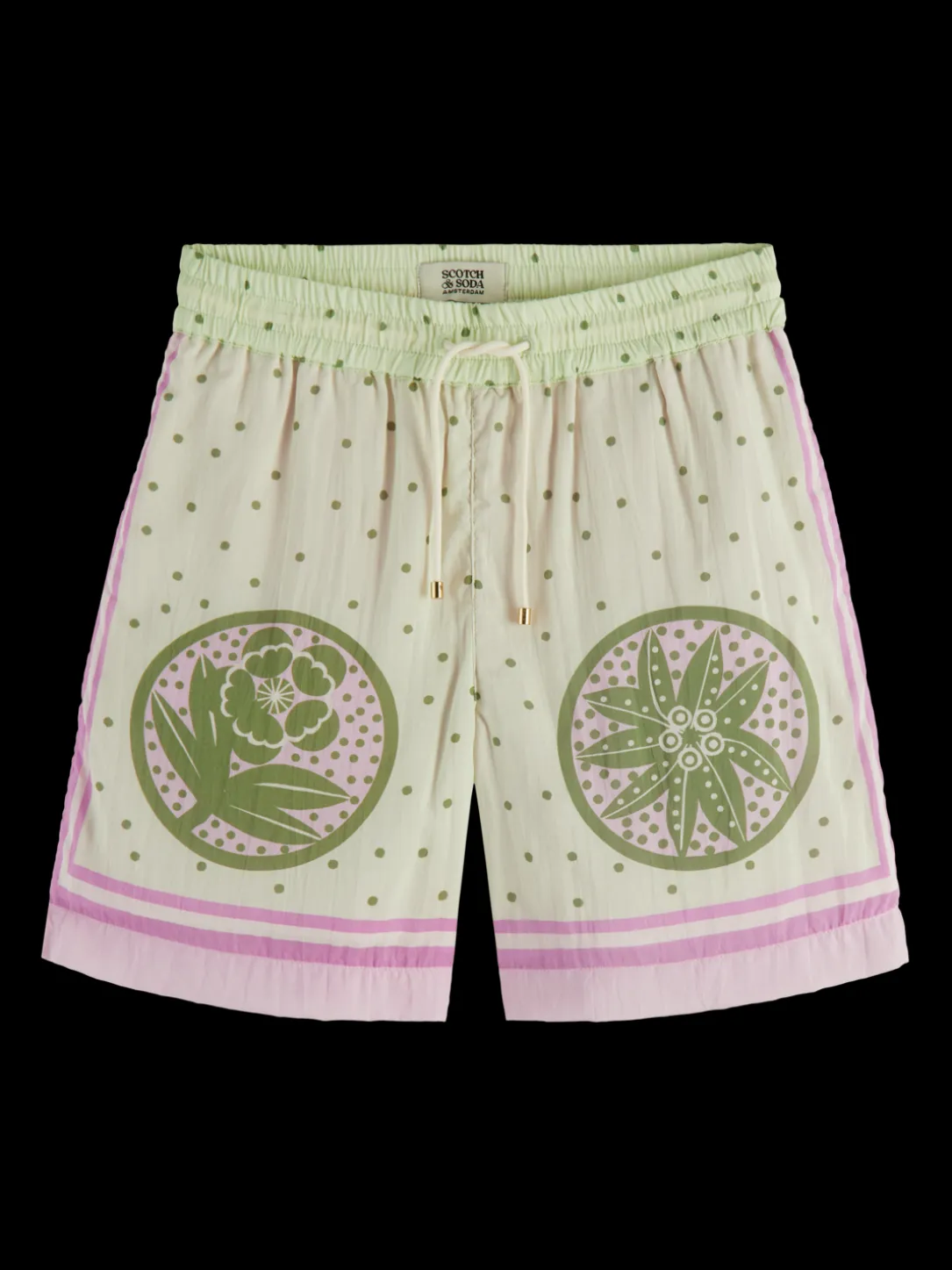 Relaxed Fit Printed Shorts