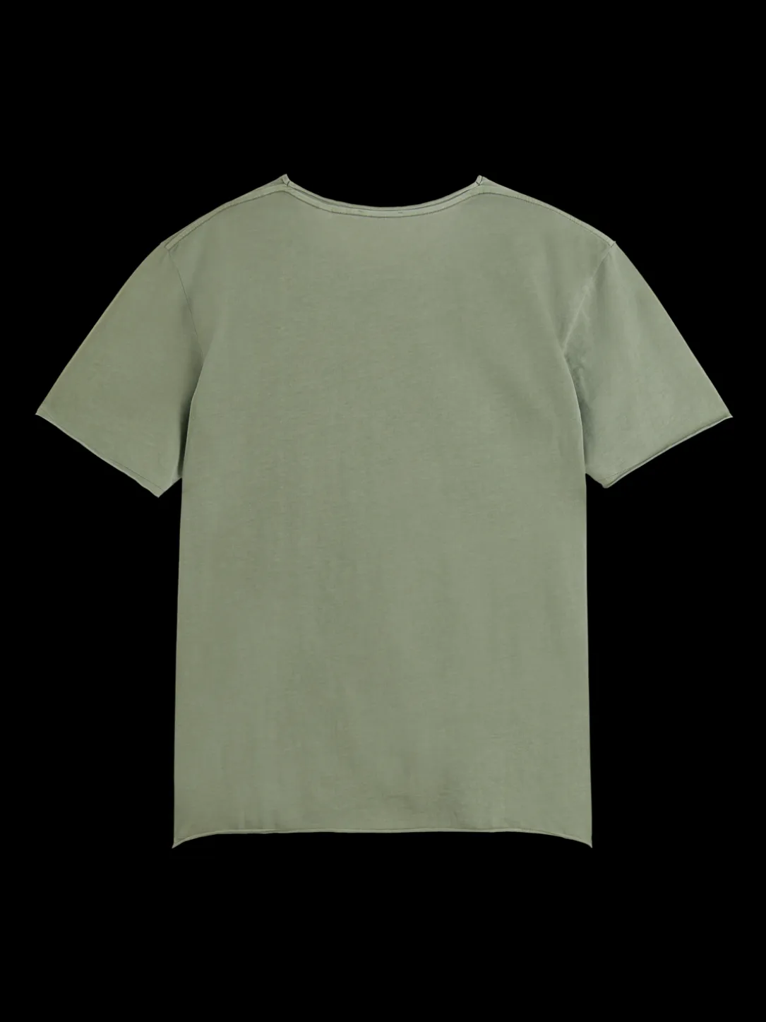 Relaxed Fit Raw Edge T-Shirt