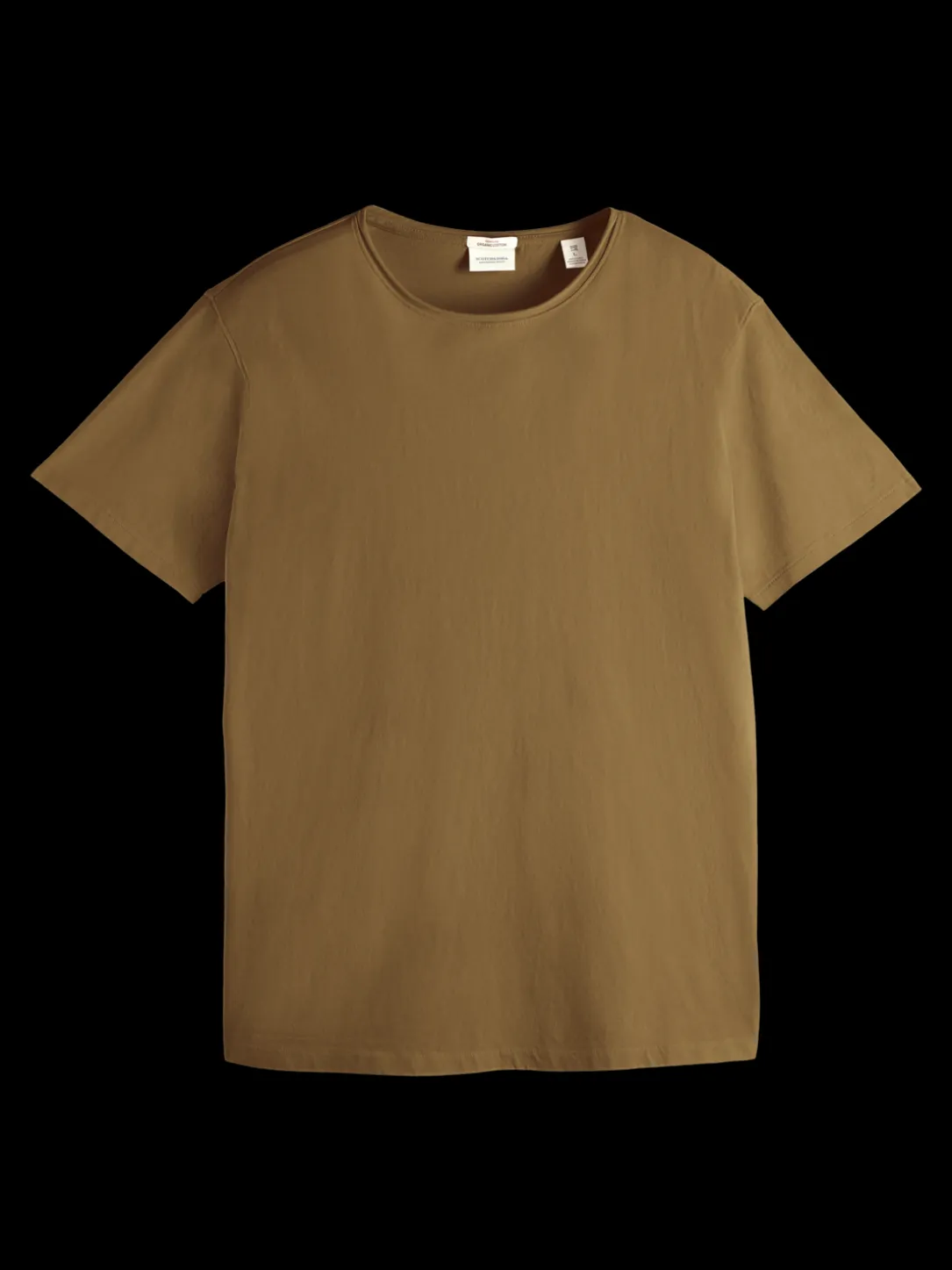 Relaxed Fit Raw-Edge Organic Cotton T-Shirt