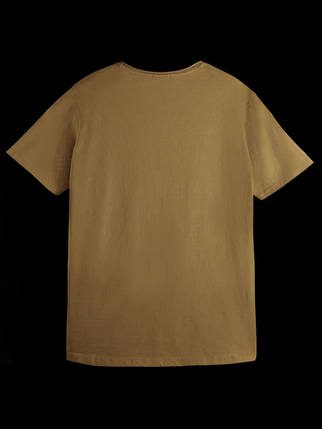 Relaxed Fit Raw-Edge Organic Cotton T-Shirt