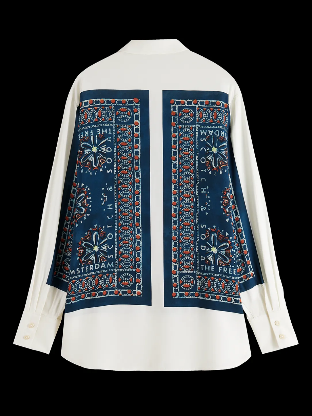 Relaxed Fit Shirt With Bandana Print