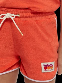 Relaxed Fit Towelling Shorts