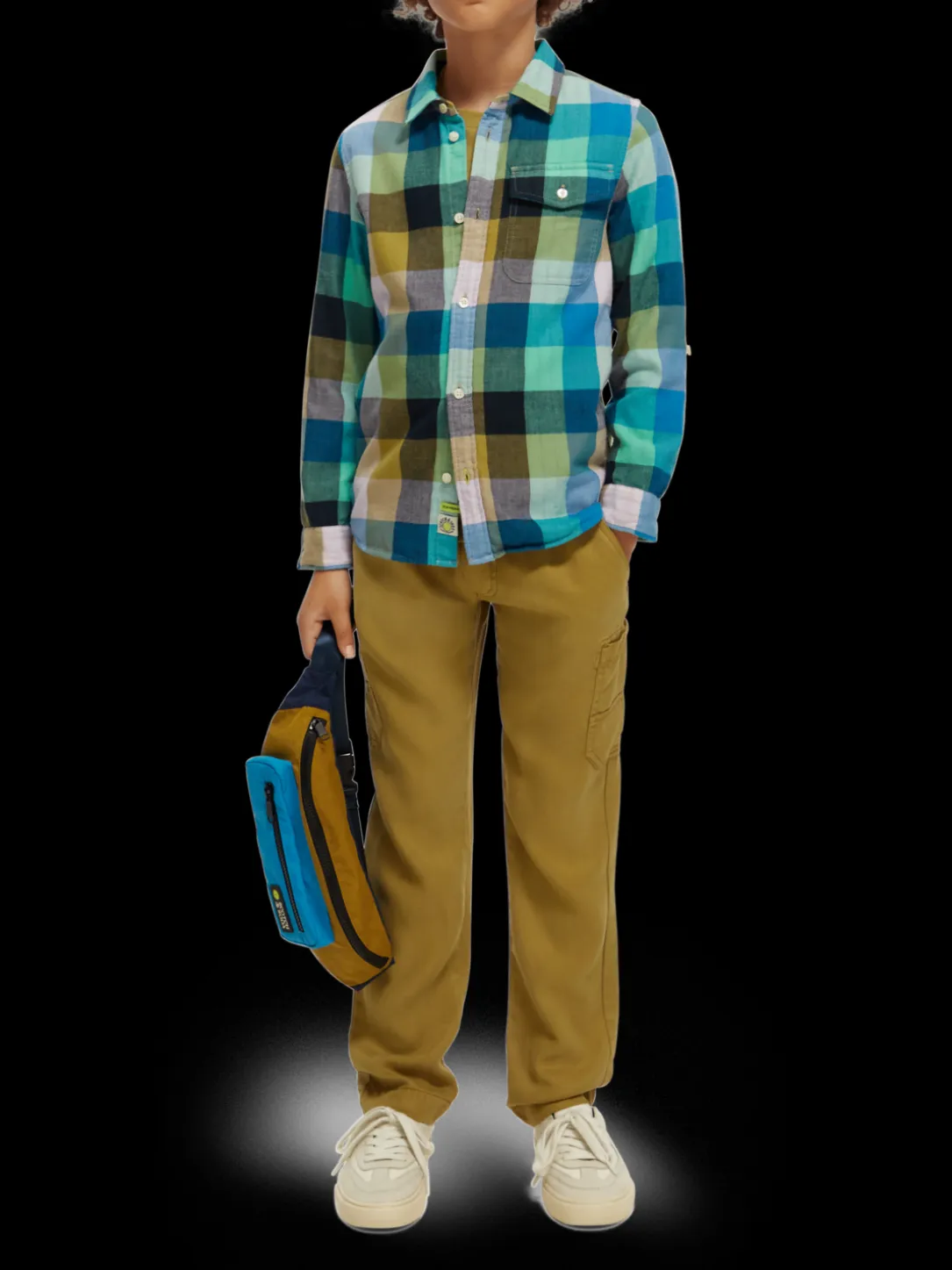 Relaxed Slim-Fit Cargo Trousers