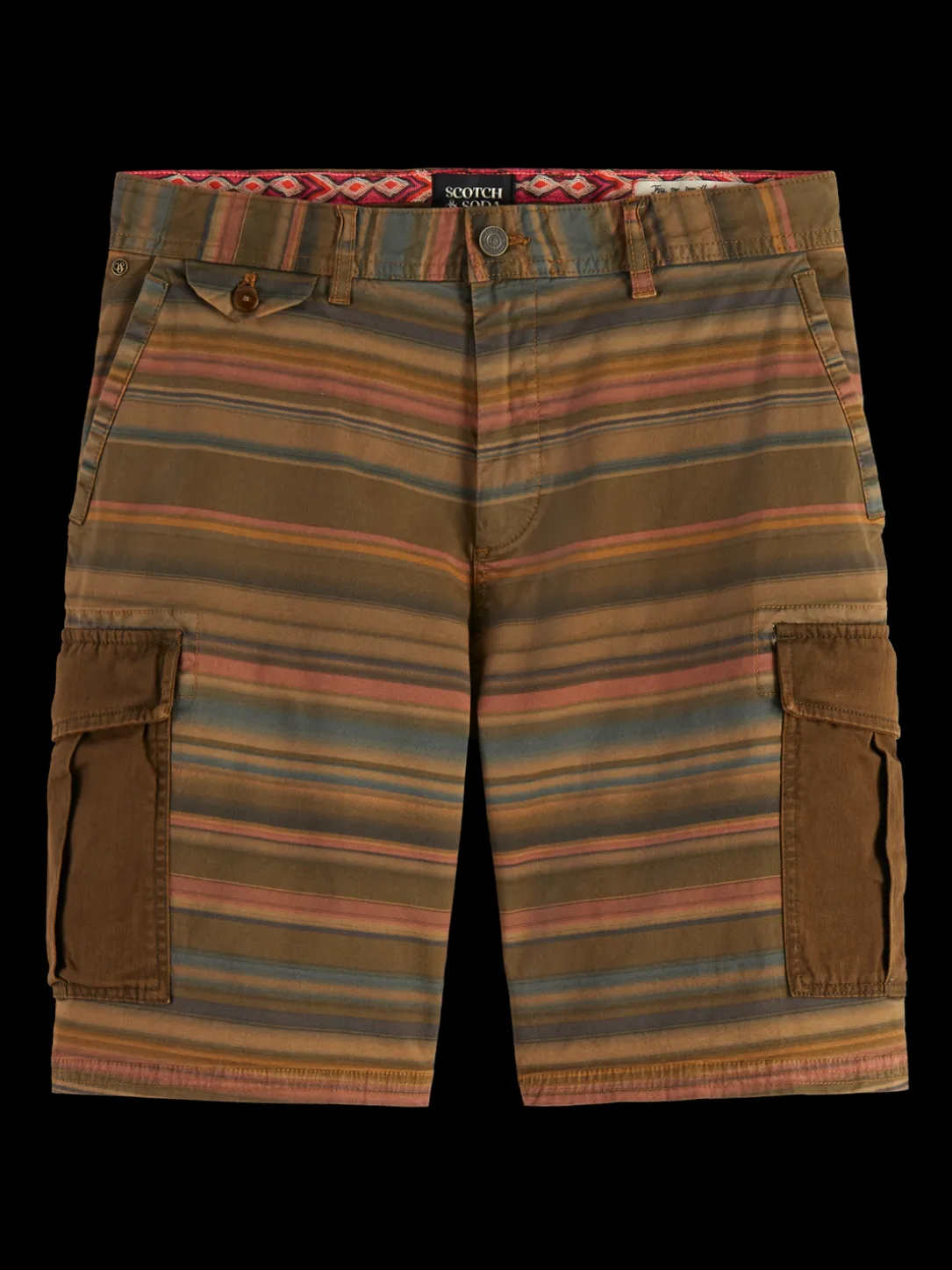 Relaxed-Fit Garment-Dyed Cargo Shorts