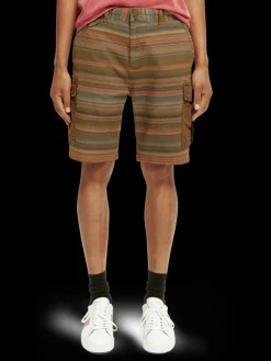 Relaxed-Fit Garment-Dyed Cargo Shorts