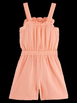 Ruffled Crinkle Playsuit