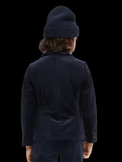 Single-Breasted Satin Lapel Blazer