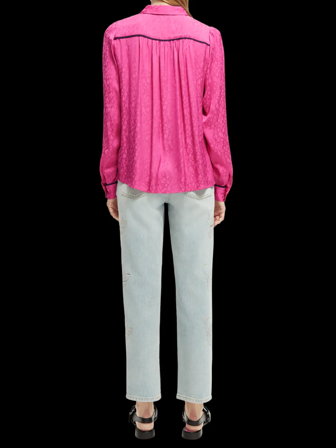 Slim Fit Piped Shirt