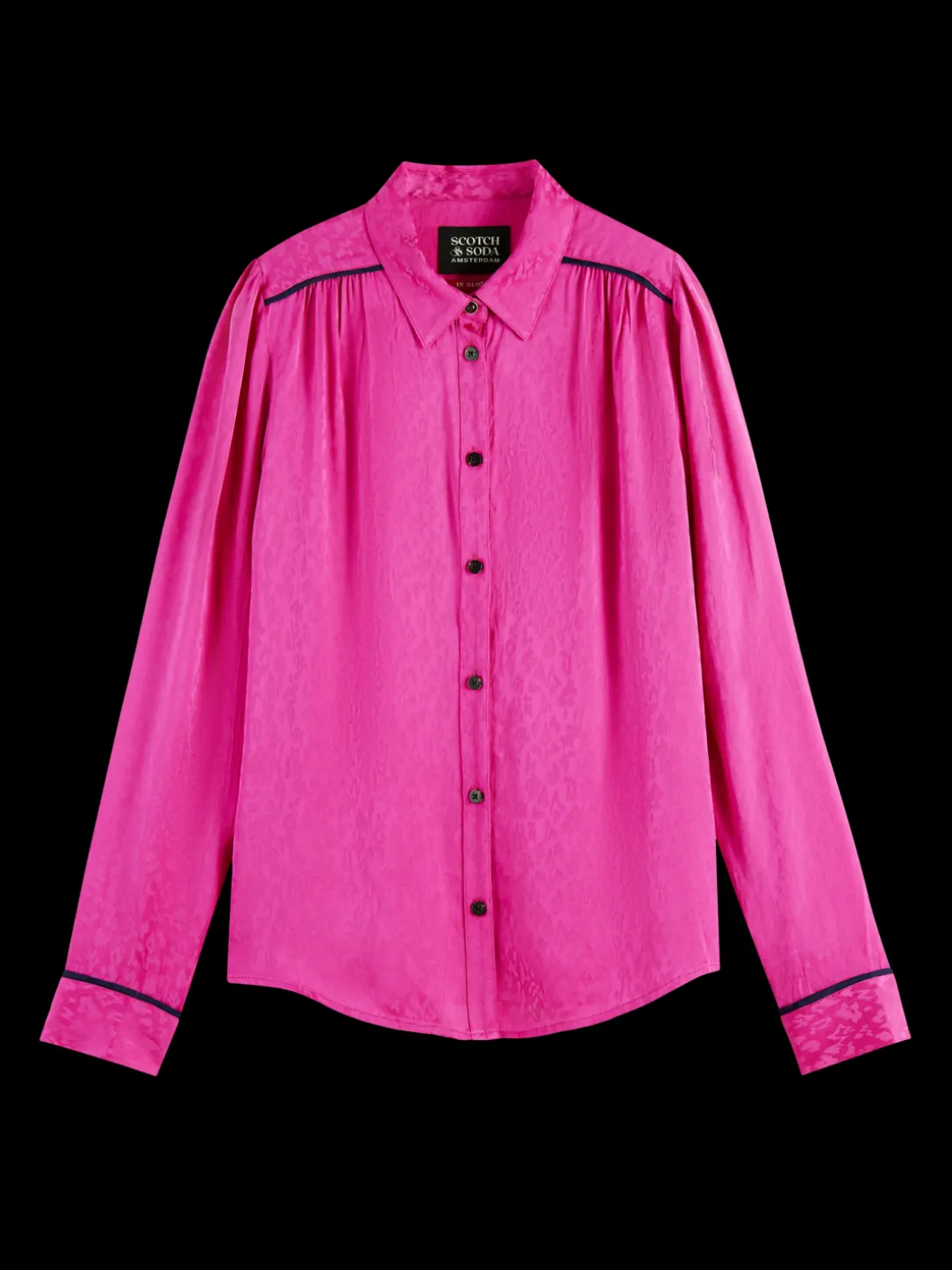 Slim Fit Piped Shirt