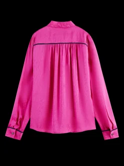 Slim Fit Piped Shirt