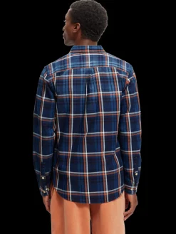 Slim-Fit Yarn-Dyed Checked Shirt