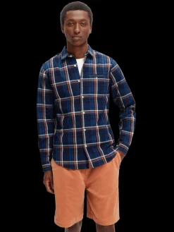 Slim-Fit Yarn-Dyed Checked Shirt