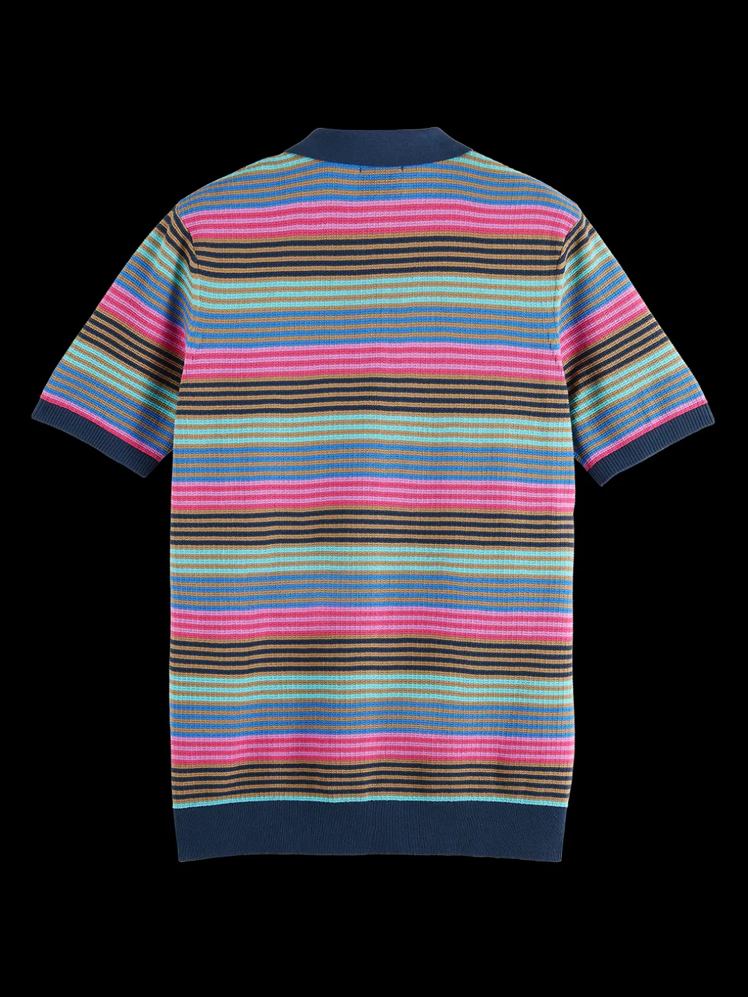 Structure Knitted Polo