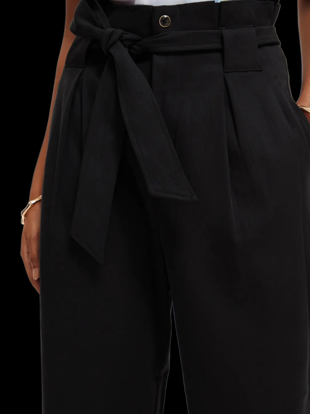 The Daisy High-Rise Paper Bag Trousers