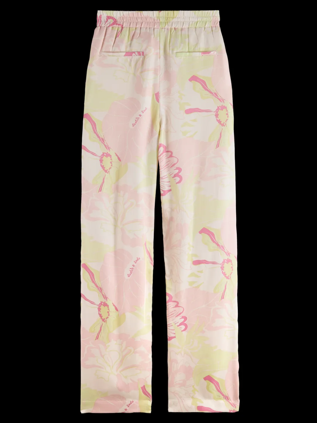 The Gia Mid-Rise Wide-Leg Printed