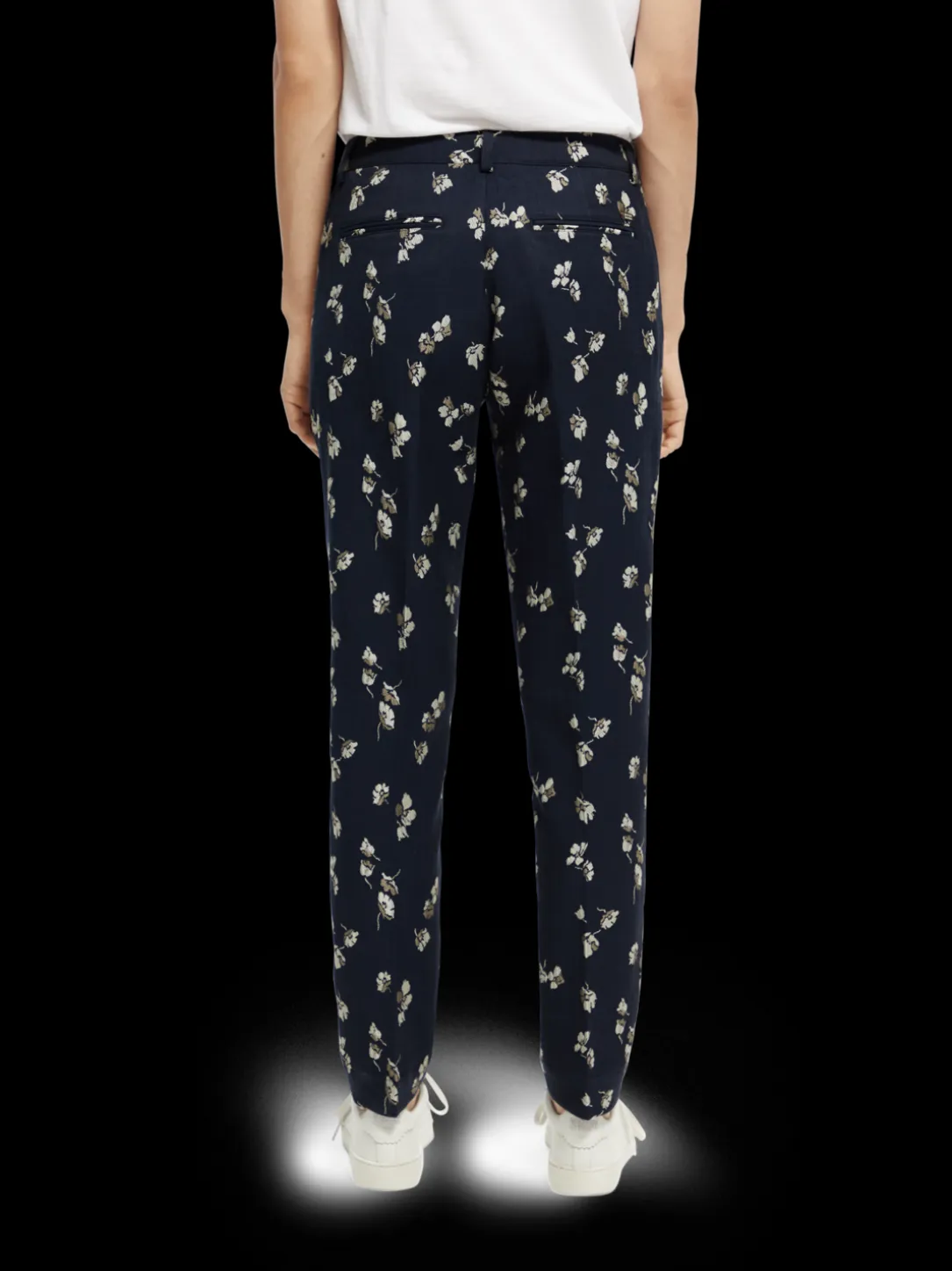 The Lowry Mid-Rise Slim Fit Jacquard Trousers
