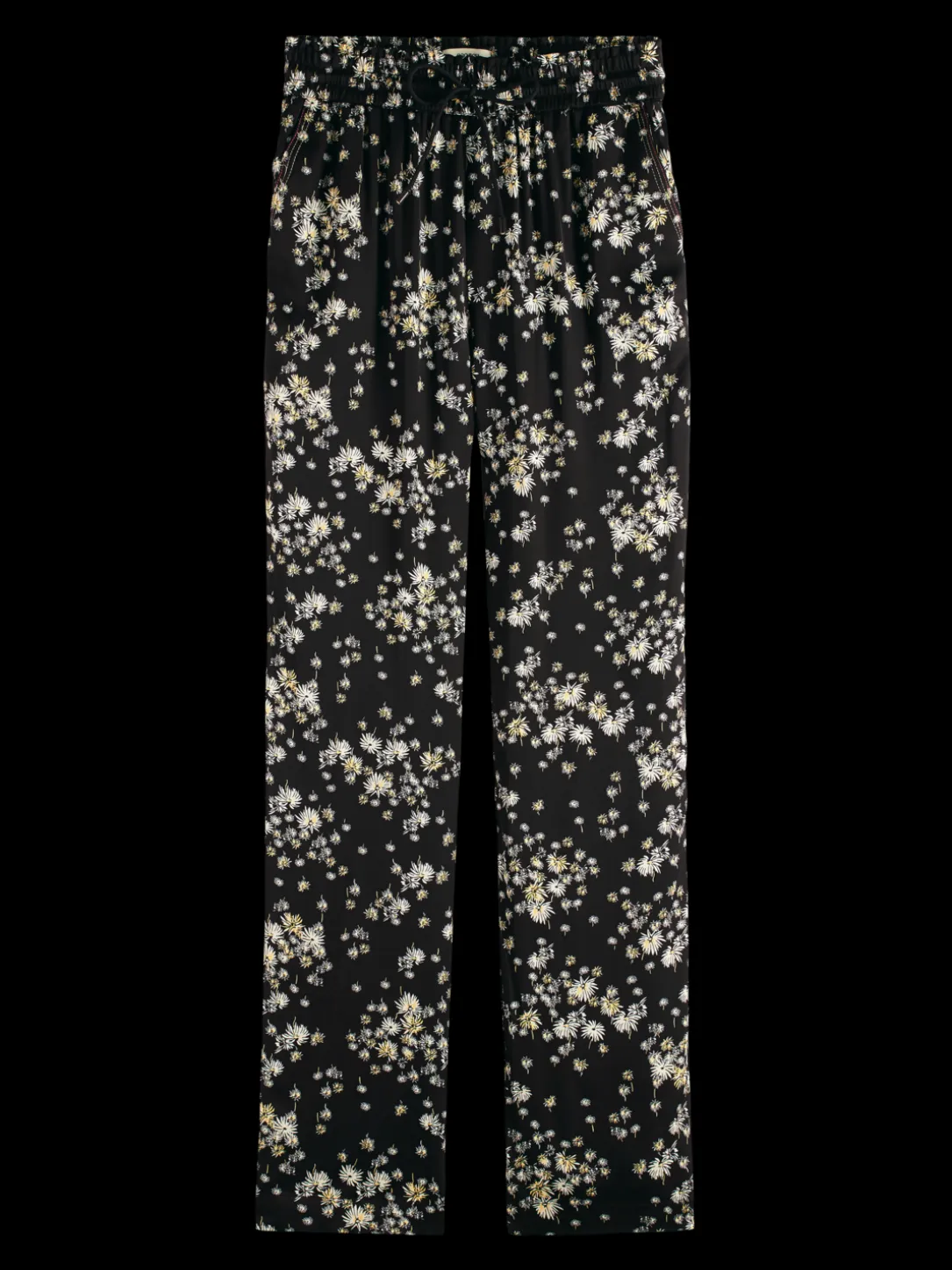 The Nina Mid-Rise Printed Tapered Trousers